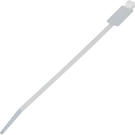 TRU COMPONENTS 1593123 TC-MCV-200S203 Segnafili Superficie stampabile: 30 x 15 mm Naturale 100 pz. (1/2)