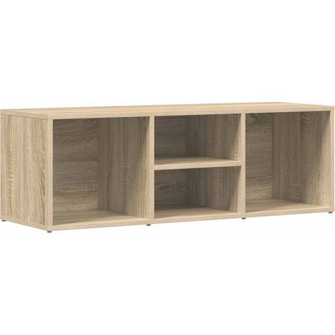 Banco zapatero de contrachapada color roble 105x35x35 cm vidaXL