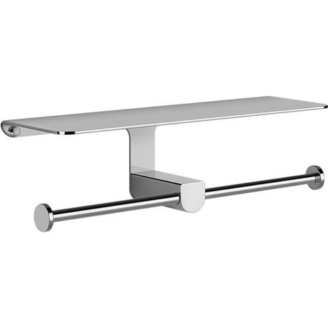 Gessi Rilievo, portarrollos doble, de pared, 59450031