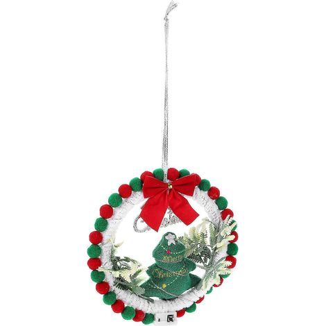 Couronne de Noël décorative à réaliser soi-même (2 ensembles) (1/5)