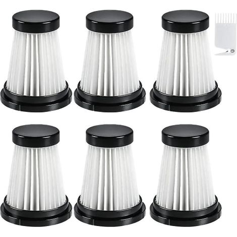 6 filtres HEPA pour aspirateur portable Genius Invictus 1.0/2.0-AquaForge K12/Pro K13 (1/5)