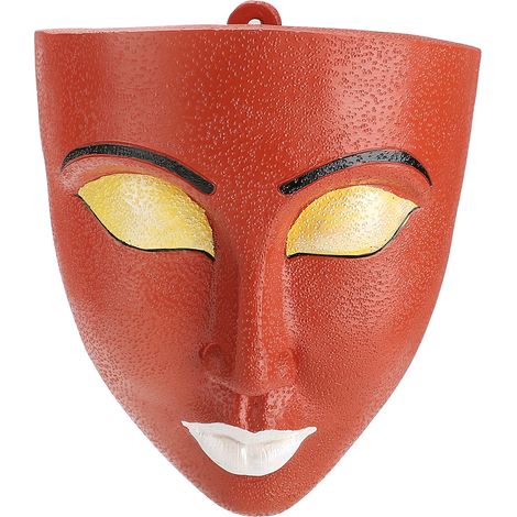 Pot de fleurs en résine avec visage, pot de fleurs mural en résine pour la décoration intérieure et extérieure (1/5)