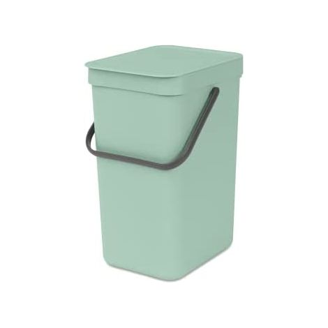 CUBO RECICLAJE SORT & GO' VERDE JADE 12 L - 21 18 29 (1/5)
