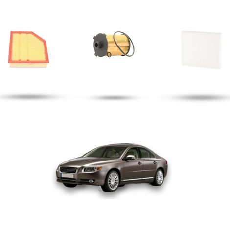 Kit tagliando 3 filtri compatibile con Volvo S80 II 2.0 Drive-E 180kw Dal 2014 (1/5)