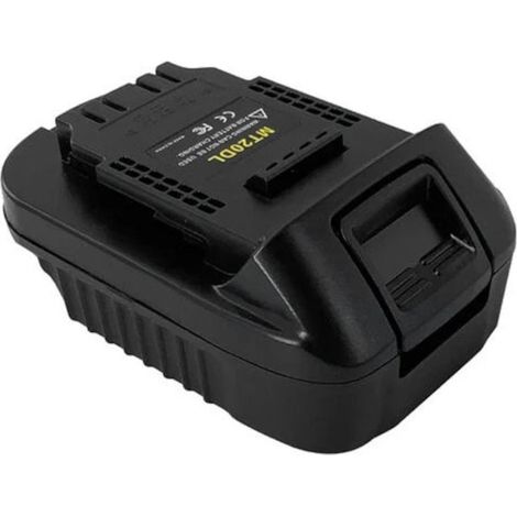 Kit adaptateur de batterie, convertisseur Makita 18 V vers DeWalt 18 V/20 V, protection contre les courts-circuits, matériau ABS (1/5)