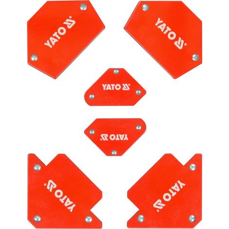 6 equerres magnetiques positionneurs multi angles de soudeur (1/4)