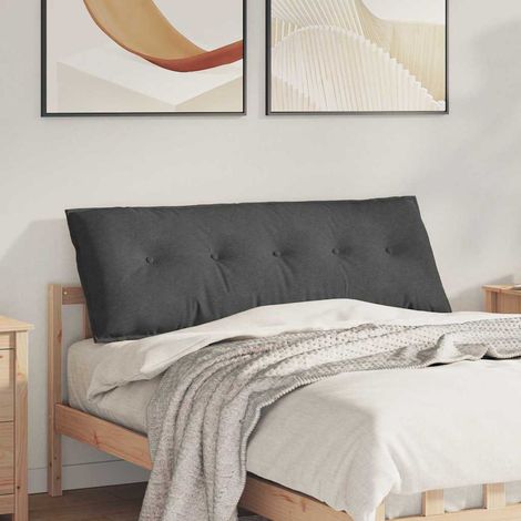 Rückenkissen Dunkelgrau 140 x 50 cm Cordstoff