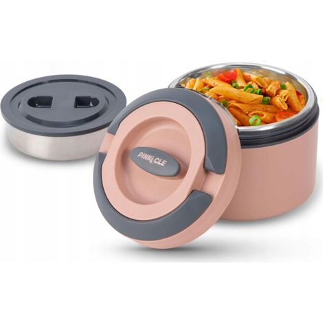 Termo para almuerzo PINNACLE PRIME de 400 ml, color rosa. (1/5)