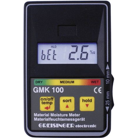 Misuratore di umidità per materiali Greisinger GMK 100 Range di umidità materiali da costruzione (intervallo) 0 fino a