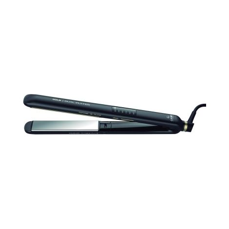 Ga.ma GI2510 Gold Led Dual Plates Piastra per capelli Titanio e Ceramica Olio d'Argan da 130°C a 230°C Ionizzatore colore Nero (1/5)