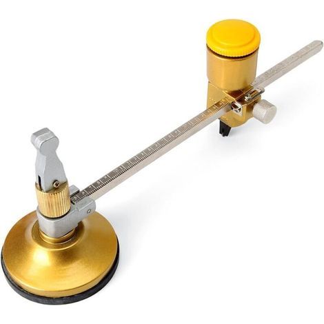 Outil de coupe circulaire pour verre, réglable et précis, avec ventouse pour céramique, 400 mm (1/4)