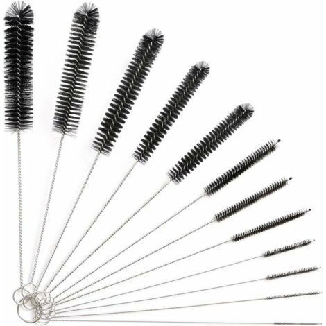 12-teiliges Schlauchreinigungsbürsten-Set, Reinigungsbürste, Schlauchreinigungsbürste für Glasbabyflaschen, Babyflaschen, Wasserkocher, Tastaturen, Schlauchreinigungsbürsten, Flaschenreinigungsbürste (1/4)