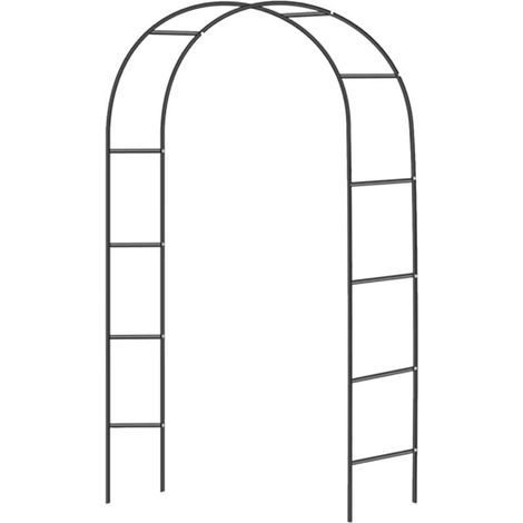 Arche de jardin verte de 2,4 m, idéale pour les plantes grimpantes, pour l'extérieur, le jardin et les mariages (1/5)