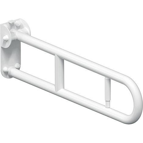 Barre d'appui Elida Classic avec Porte-papier WC Blanc Antibactérien LxHxP:32x209x700mm