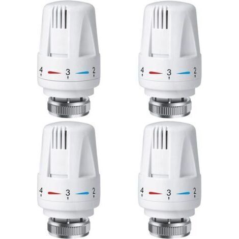 tête de thermostat de radiateur TRV M30 x 1,5, vanne thermostatique de radiateur, vannes de radiateur de radiateur pour système de chauffage pour la maison