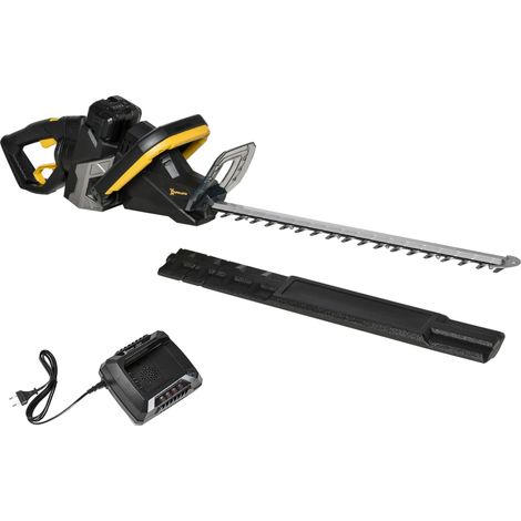 Tagliasiepi a Batteria Lama 52 cm Nero e Giallo (1/5)