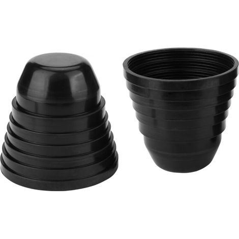 Cubierta para faros delanteros LED RASTKY de 95 mm, 2 unidades, con tapa de sellado de goma, fabricada con material de alta calidad para un uso prolongado, un proceso. (1/5)