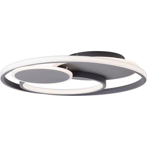 Trio BRILLIANT RUNDA plafoniera LED antracite 50 cm