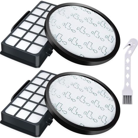 Filter für Rowenta X-Trem Power Cyclonic RO6984EA RO6941EA RO6963EA RO6921EA Staubsauger, Ersatzfilterzubehör ZR006001 (2+2)