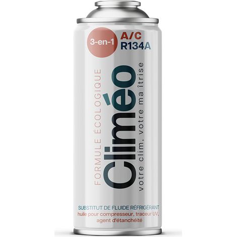 Climeo Réfrigérant + mastic R134a/R12 - 3in1 400ml (1/4)