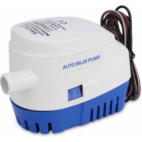 Pompe de cale submersible automatique tout-en-un de 750GPH, fonctionne avec une tension de 12V. (1/5)