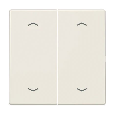 Jung Wippe 2fach, mit 4 Pfeilsymbolen, Duroplast, Serie LS, weiß LS 995 MP