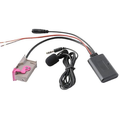 Kabelloser Auto-Musikadapter, komfortabel und einfach zu bedienen, Bluetooth-Freisprecheinrichtung, Auto-Audioempfänger, drahtlose Verbindung, eingebauter Lautsprecher, USB-Schnellladung.