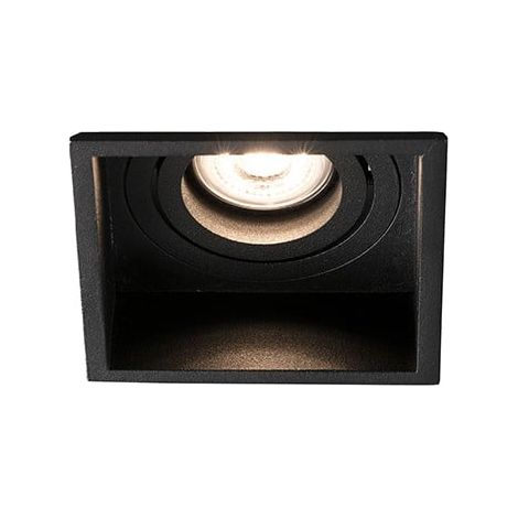 Hyde Nero Quadr. Orien. Gu10 Marca Faro
