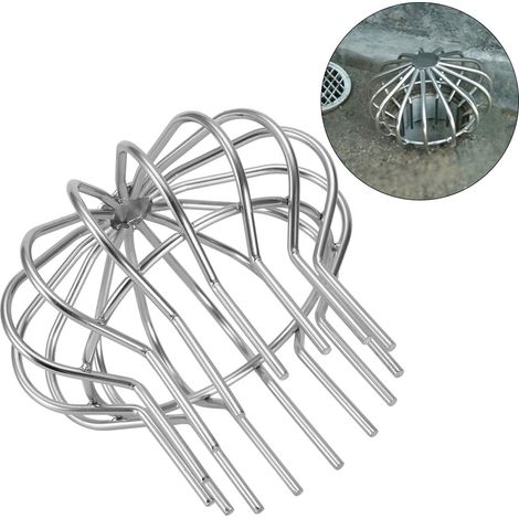 Tuyau d'évacuation des eaux pluviales en acier inoxydable, drain de sol anti-obstruction pour une utilisation intérieure (Tube 110) (1/5)