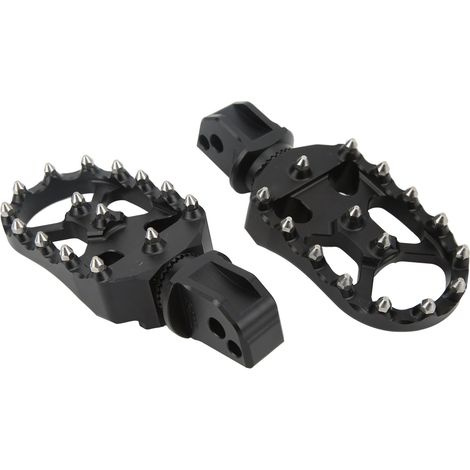 Paar silber eloxierte CNC-gefräste Aluminium-Motorrad-Fußrasten hinten, kompatibler Ersatz für F900R F900XR 2020-2022 (1/5)