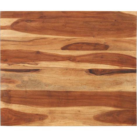 Dessus de table-Plateau de Table de Remplacement bois massif d'acacia 25-27 mm 70x80 cm 991241 (1/5)