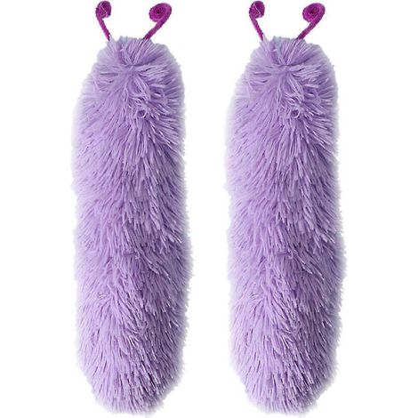 Lot de 2 jouets à l'herbe à chat, balle à chat interactive, jouet pour chaton d'intérieur, coussin à chat - Violet (1/5)