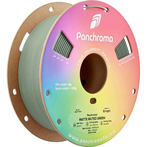 Polymaker CA04025 Panchroma™ Matte Filamento per stampante 3D Plastica PLA Opaco, contenuto di plastica ridotto 1.75 mm (1/4)
