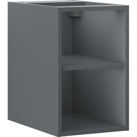Mexen Box-A armario abierto con estante de 30 cm, grafito mate - 91AX2-0300-470-0-66 (1/4)