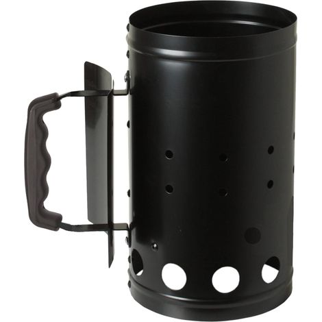 Grillanzünder für Holzkohle • Elektrischer Kohlenanzünder 1200W • Schnell & Rauchentfrei • Für BBQ, Garten & Camping • Inkl. Überhitzungsschutz (Schwarz)