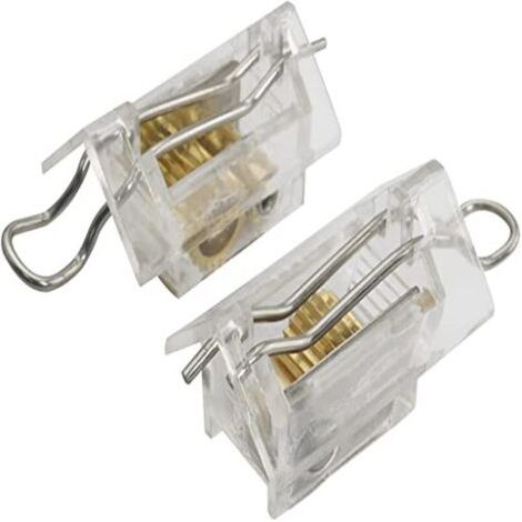 2 set Store double pin Store Lock, 2,5 pouces Store cordon de serrure, kit de serrure pour stores appropriés (1/5)