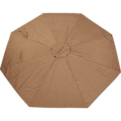 Toile de rechange pour parasol de terrasse extérieur, compatible avec une structure à 8 baleines, diamètre 3 m (10 pi), en polyester imperméable uniquement – sans mât, baleines, pied ni base inclus, c (1/5)