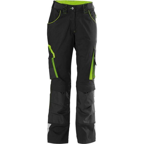 Fortis Bundhose Damen PERFORMANCE 24 Gr.54 schwarz/limette (1/3)