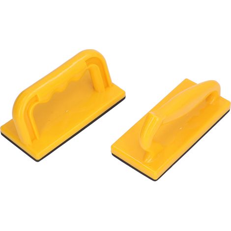 Lot de 2 blocs de poussée de sécurité antidérapants offrant une excellente prise en main, pour scie circulaire, défonceuse ou table de travail du bois.