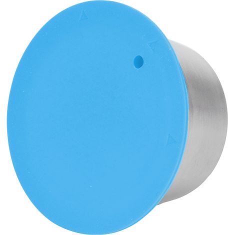 Filtre à Café Réutilisable en Acier Inoxydable pour Machine Dolce Gusto, Capsule Rechargeable Bleue