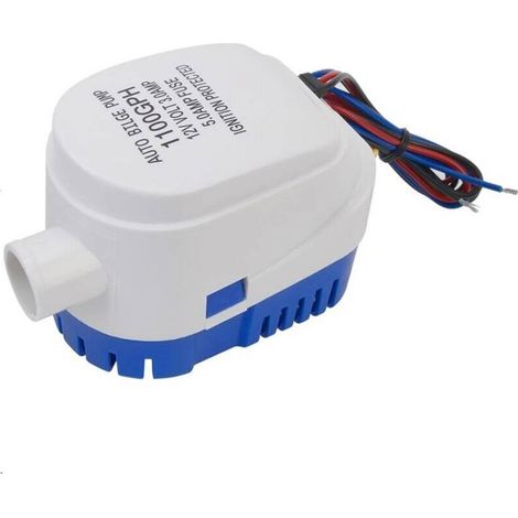 Automatische Bilgenpumpe 1100 GPH 24 V, automatische Tauchpumpe mit integriertem Schwimmerschalter für Schiffsbilgen, Wasserpumpen für Boote, Teiche und Schwimmbäder (1/5)