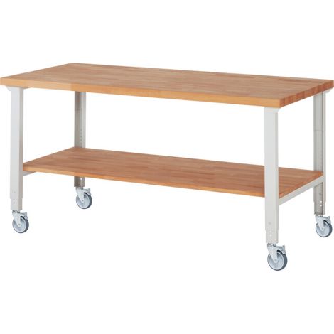 Rau Établi mobile réglable en hauteur 7000-7, L2000xP900xH950-1000mm (1/4)