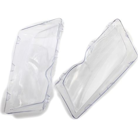 1 pair of cover of lenses transparent of headlight left right of replacement for BMW E46 Series 3 1998-2001 4 doors (1/5)