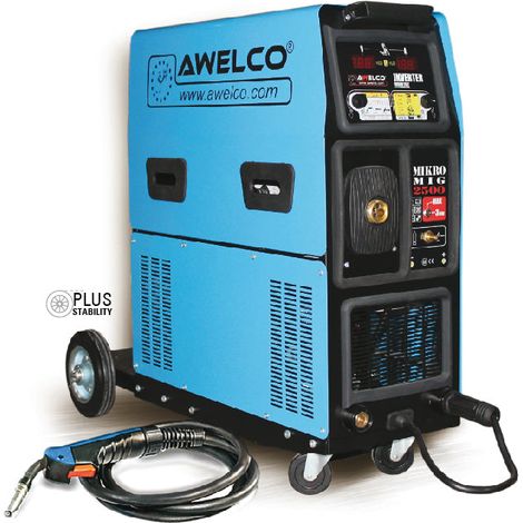 Saldatrice a Multiprocesso TIG MIG MAG MOG e MMA Inverter Awelco MikroMIG 2500