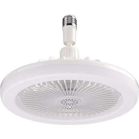 Petit ventilateur de plafond LED intelligent avec télécommande, design moderne, idéal pour la chambre, 25 cm (1/4)