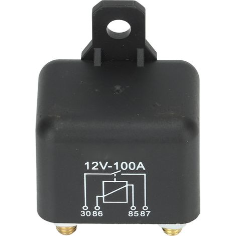 4-poliges 12V 100A NO-Anlasserrelais für Aufsitzrasenmäher, Gartentraktoren und Golfwagen (1/5)