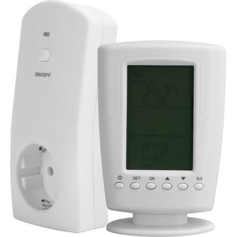 Thermostat Intelligent avec Commande à Distance, Prise Connectée 230V 16A Programmable, Régulation de Température (1/5)