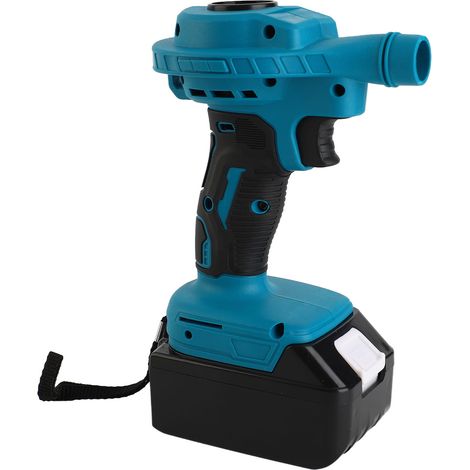 Souffleur sans fil 18V portable mini rechargeable puissant pour feuilles et sciure, gonfleur à grand débit, prise américaine (1/5)