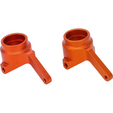 pièce RC Support de moyeu de direction en alliage d'aluminium CNC pour ZD Racing 1/7 Orange (1/5)