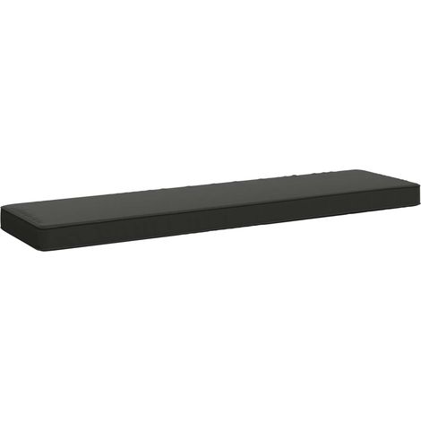 Cuscino per Panchina a 1 Pezzo VUGHT 100% Poliestere Antracite vidaXL (1/5)